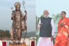 PM Modi unveils 77-ft statue of Lord Ram in Goa